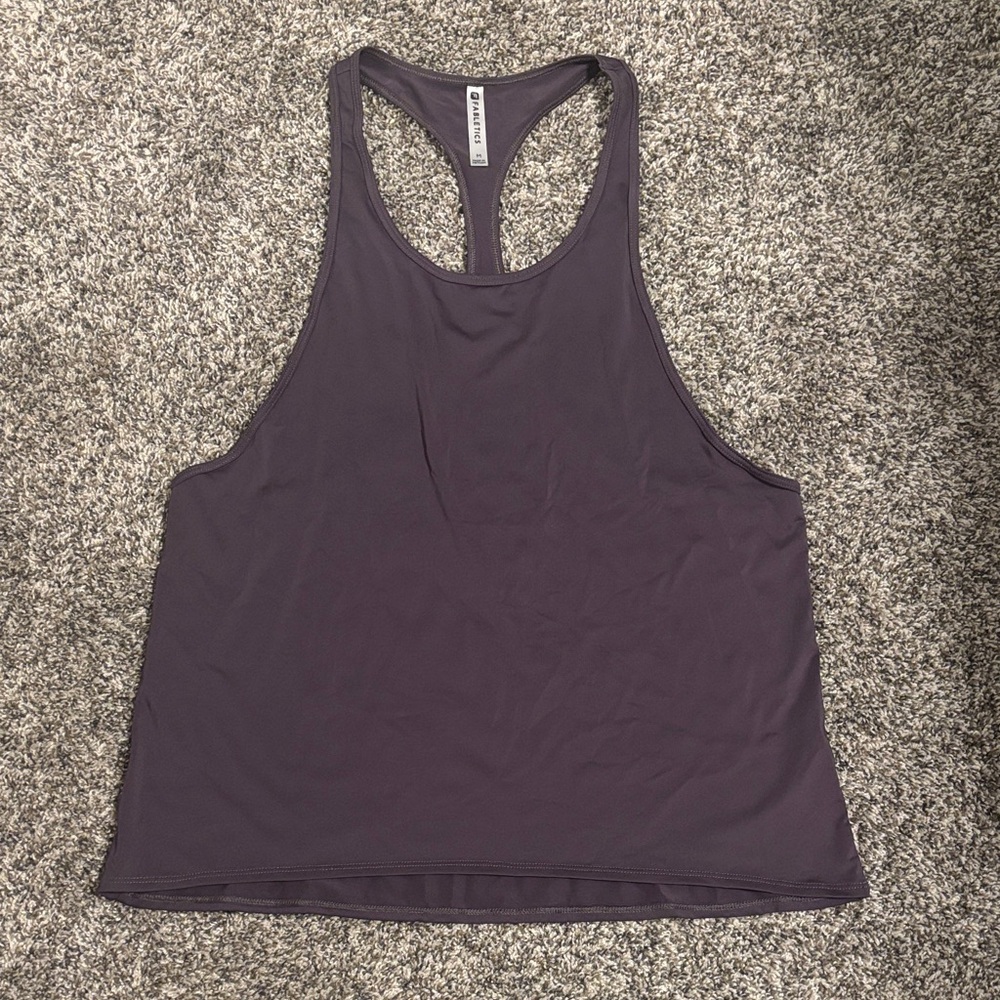 Fabletics Deep Purple Racerback Tank Top